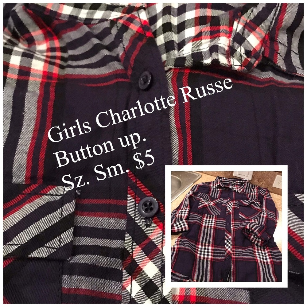 Girls Charlotte russe button up